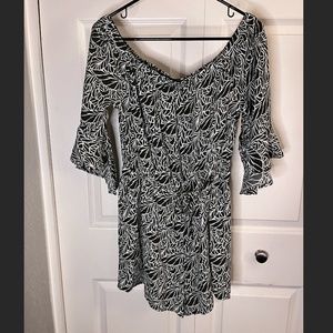 Express Off Shoulder Romper L